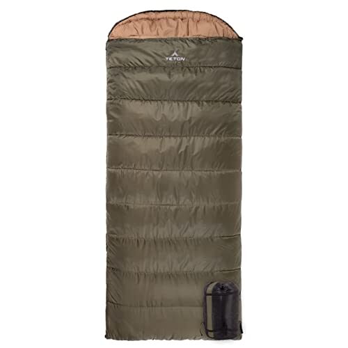 TETON Celsius XL, -25F, 20F, 0F Degree Sleeping Bags, All Weather Warm Sleeping Bag for Adults and Kids, Camping Season, Compression Sack Included