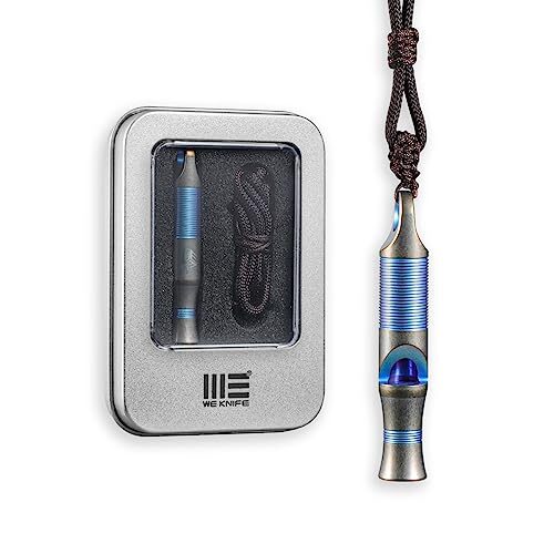Emergency Whistle Survival Loud, Titanium Outdoor Safety Whistle Survival Shrill Loud Blast with Paracord for Kayak, Life Vest, Jacket, Boating, Fishing,Camping, Hiking, Hunting, Coyote