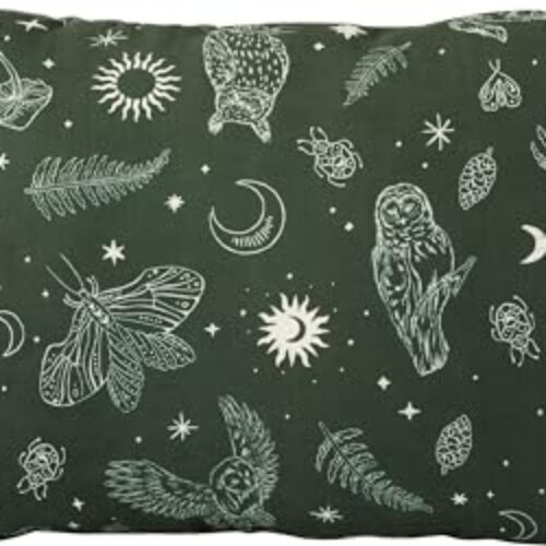 Therm-a-Rest Compressible Cinch Camping and Backpacking Pillow, Regular – 14 x 18 Inch, Woodland